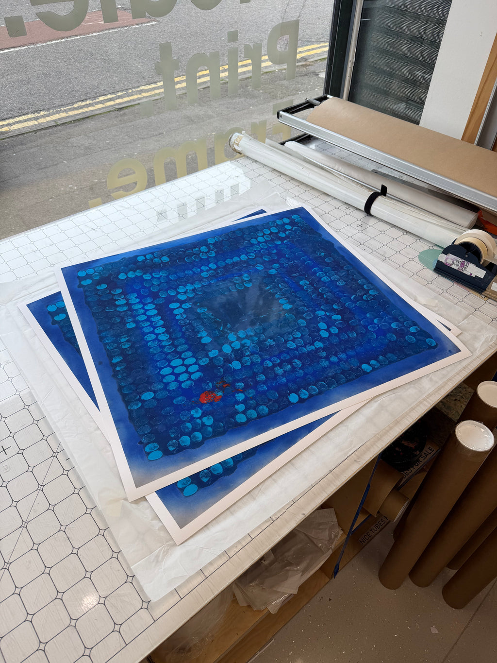 Blue Morpho Print